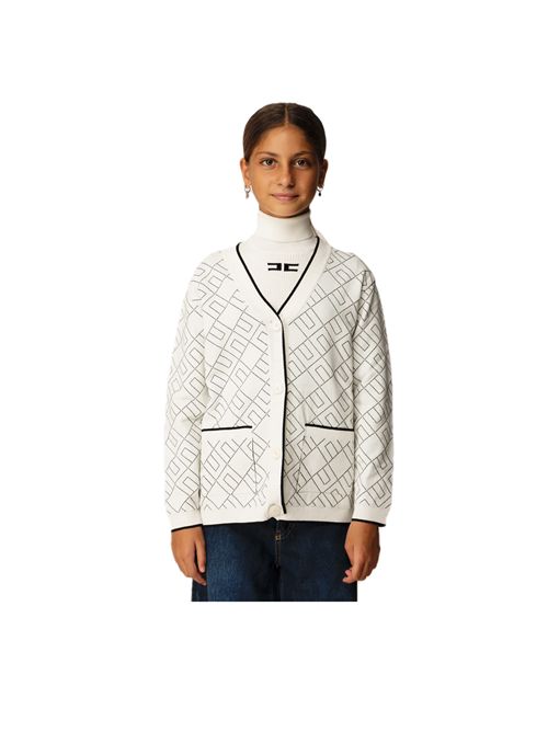 Cardigan, bambina, logato. ELISABETTA FRANCHI | EFMA182 C FL229D759